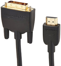 Carica l'immagine nel visualizzatore di Gallery, AmazonBasics Cavo adattatore DVI-HDMI (ultimo standard) - 1,83 m (non 1.83 m