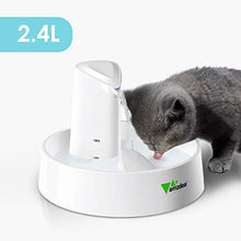 Carica l'immagine nel visualizzatore di Gallery, amzdeal Fontana Per Cani e Gatti Automatica, 2.4L Fontanella Silenziosa per... - Ilgrandebazar