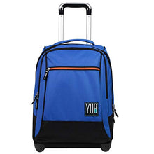 Carica l'immagine nel visualizzatore di Gallery, Trolley YUB Monocolor, 2in1, 34 Lt, Blu, Zaino con spallacci a scomparsa, Blu