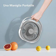 Carica l'immagine nel visualizzatore di Gallery, LaHuko USB Ventilatore da Scrivania, 20cm Portatile Tavolo...