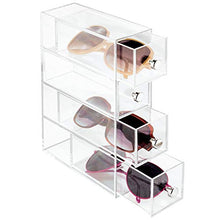 Carica l'immagine nel visualizzatore di Gallery, iDesign Porta trucchi con 4 cassetti, Mini cassettiera per make up,...