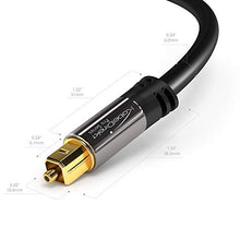 Carica l'immagine nel visualizzatore di Gallery, KabelDirekt 1m Cavo TOSLINK, (Ottico Audio Digitale, Connettore TOSLINK 1 m