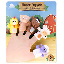 Carica l'immagine nel visualizzatore di Gallery, aeioubaby.com Marionette da Dito per Bambini | 5 Animali della Fattoria |... - Ilgrandebazar