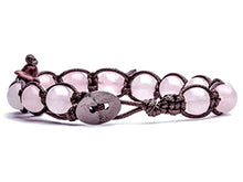 Carica l'immagine nel visualizzatore di Gallery, Bracciale tibetano buddista in Quarzo Rosa MainApps - Ilgrandebazar