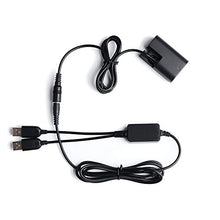 Carica l'immagine nel visualizzatore di Gallery, [Versione aggiornata] DR-E6 Batteria fittizia accoppiatore CC PACK-E6...