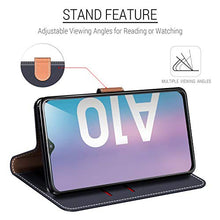 Carica l'immagine nel visualizzatore di Gallery, COODIO Custodia per Samsung Galaxy A10, in Pelle Blu Scuro/Rosso - Ilgrandebazar