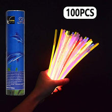 Carica l'immagine nel visualizzatore di Gallery, LeeHur Pacco di 100 Barre Luminose per Party, 100 Pezzi Assortiti