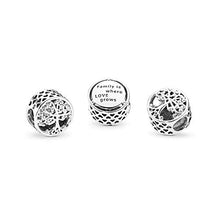 Carica l'immagine nel visualizzatore di Gallery, Minibees Charm Albero della Famiglia Argento Sterling 925 - Ilgrandebazar
