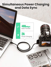 Carica l'immagine nel visualizzatore di Gallery, UGREEN Cavo Mini USB 2.0 A Maschio a B per Fotocamere, GoPro 1M - Ilgrandebazar