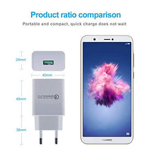 Carica l'immagine nel visualizzatore di Gallery, BERLS Caricabatterie Quick Charge 3.0 (Carica Rapida 3A) + Cavo USB Type C... - Ilgrandebazar