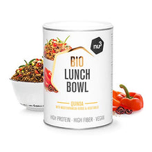 Carica l'immagine nel visualizzatore di Gallery, nu3 Lunch Bowl Quinoa BIO 400 g - Piatto pronto sano con spezie mediterranee...