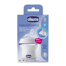 Carica l'immagine nel visualizzatore di Gallery, Chicco Natural Feeling Bottiglia Flusso Normale con tetarella inclinata, 0M...