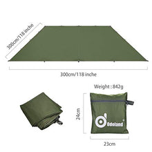 Carica l'immagine nel visualizzatore di Gallery, Odoland Tarp Tenda Parasole da Spiaggia con Ancoraggio a Sabbia e Corde...