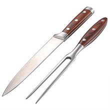Carica l'immagine nel visualizzatore di Gallery, Barbecue Fork Tool Set Coltello in acciaio inox Carving Outdoor... - Ilgrandebazar
