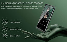Carica l'immagine nel visualizzatore di Gallery, 32GB Lettore MP3 con Bluetooth 4.2, Supereye 2.4 Pollici Portatile Lossless...