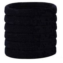 Carica l'immagine nel visualizzatore di Gallery, 30 Pezzi Grande Nero Elasticizzato Elastico Elastici per Capelli di one