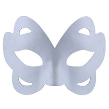 Carica l'immagine nel visualizzatore di Gallery, Outgeek Maschera Bianca, 12Pcs DIY Viso Bianca bianco - Ilgrandebazar