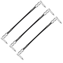 Carica l'immagine nel visualizzatore di Gallery, Neewer 3pz Cavo Patch per Chitarra con Connettori Angolari 1/4”, 30cm Cavo... - Ilgrandebazar