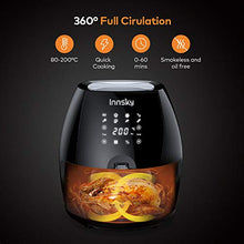 Carica l'immagine nel visualizzatore di Gallery, Innsky 5.5L Friggitrice ad aria calda 8 Funzioni Preimpostate + Funzione di... - Ilgrandebazar