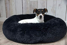 Carica l'immagine nel visualizzatore di Gallery, Cuccia per cani e gatti, esclusiva e morbida cuccia Diametro 70 cm, Nero