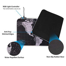 Carica l'immagine nel visualizzatore di Gallery, Hiveseen Tappetino Mouse Gaming, RGB Nero con 14 Effetti...