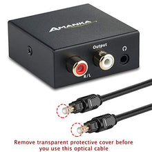 Carica l'immagine nel visualizzatore di Gallery, AMANKA Digitale ad Analogico Convertitore Adattatore Audio Uscita 3.5mm da...