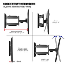 Carica l'immagine nel visualizzatore di Gallery, Invision Supporto TV - Ultra Sottile Montaggio da Parete per TV... - Ilgrandebazar