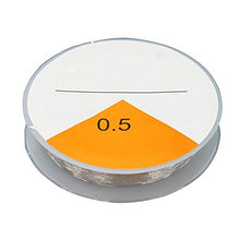 Carica l'immagine nel visualizzatore di Gallery, Digiflex 20 m Bobina di Filo Trasparente da 0.5 mm - Elastico per...