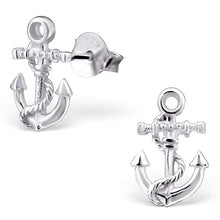 Carica l'immagine nel visualizzatore di Gallery, Monkimau Orecchini da donna ad ancora in argento sterling 925 con...
