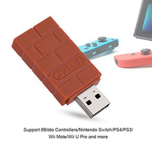 Carica l'immagine nel visualizzatore di Gallery, ASHATA Richer-R USB Adattatore Bluetooth Senza Fili per Nintendo Swicth,...