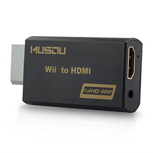 Carica l'immagine nel visualizzatore di Gallery, Wii Convertitore,Musou a HDMI 1080P Audio Video Adattatore con Audio...