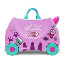 Carica l'immagine nel visualizzatore di Gallery, Trunki Valigia Cavalcabile Per Bambini: La Gatta Cassie (Viola) Viola (Purple)