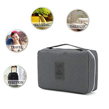 Carica l'immagine nel visualizzatore di Gallery, Beauty Case da Viaggio, Boic Borsa per Toilette Uomo e Donna, Trousse Nero - Ilgrandebazar