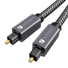Carica l'immagine nel visualizzatore di Gallery, iVANKY Cavo Ottico Audio Digitale Toslink 1,8 m [24K connettori ]- M