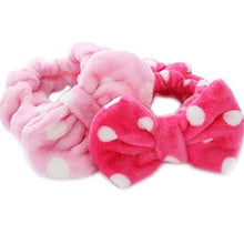 Carica l'immagine nel visualizzatore di Gallery, Hairizone - Set di 2 fasce elastiche per capelli con fiocco, Pink/Roseo - Ilgrandebazar