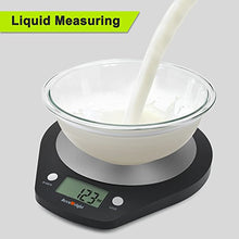 Carica l'immagine nel visualizzatore di Gallery, ACCUWEIGHT Bilancia Digitale da Cucina Bilance Alimenti Elettronica con Nero - Ilgrandebazar