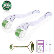 Carica l'immagine nel visualizzatore di Gallery, Anmyox Derma Roller Micro aghi Kit per viso e corpo, clear-green - Ilgrandebazar