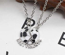Carica l'immagine nel visualizzatore di Gallery, EVRYLON Due collane per Uomo o Ragazzo X 2 Best Friends Pallone da... - Ilgrandebazar