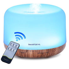 Carica l'immagine nel visualizzatore di Gallery, SmartDevil 500ml Diffusore di Oli Essenziali con Telecomando, Ultrasuoni...