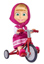 Carica l'immagine nel visualizzatore di Gallery, 109302059 Masha 12 cm. con triciclo originale - Ilgrandebazar