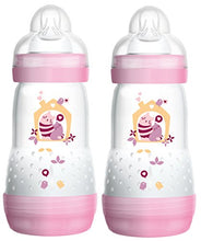 Carica l'immagine nel visualizzatore di Gallery, MAM 99921522 - Biberon anticolica da 260 ml per bambino, confezione doppia,...