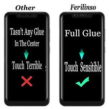 Carica l'immagine nel visualizzatore di Gallery, Ferilinso Vetro Temperato per Xiaomi Pocophone F1,[3pack] Nero-3 pcs
