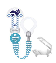 Carica l'immagine nel visualizzatore di Gallery, MAM 67273611, portaciuccio Clip it! &amp; Cover, bambini blau - Ilgrandebazar