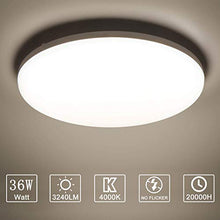 Carica l'immagine nel visualizzatore di Gallery, Yafido LED Plafoniera 36W Ultra magro UFO Pannello Bianco Naturale - Ilgrandebazar