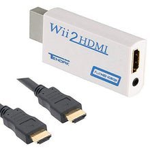Carica l'immagine nel visualizzatore di Gallery, Goldoars Convertitore da Wii a HDMI Adattatore a 720P/1080P e Bianco