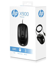 Carica l'immagine nel visualizzatore di Gallery, HP - PC X900 Mouse Cablato, Sensore Preciso, 1000 DPI, 3 Pulsanti, Rotella...