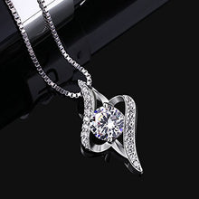 Carica l'immagine nel visualizzatore di Gallery, B.Catcher donne collana in argento con pendente zircone - Ilgrandebazar