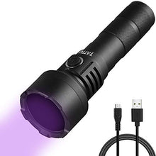 Carica l'immagine nel visualizzatore di Gallery, TATTU U2S Torcia UV 365nm Luce Nera Ricaricabile con ZWB2 Filtro 10W Lampada...