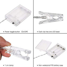 Carica l'immagine nel visualizzatore di Gallery, Tomshine Foto Clip Stringa di Luce 40 LED Alimentato a Batteria 5m/16.4 ft... - Ilgrandebazar