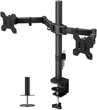 Carica l'immagine nel visualizzatore di Gallery, BONTEC Supporto Doppio Monitor per Schermo LED LCD da 13 a 27 Pollici,...